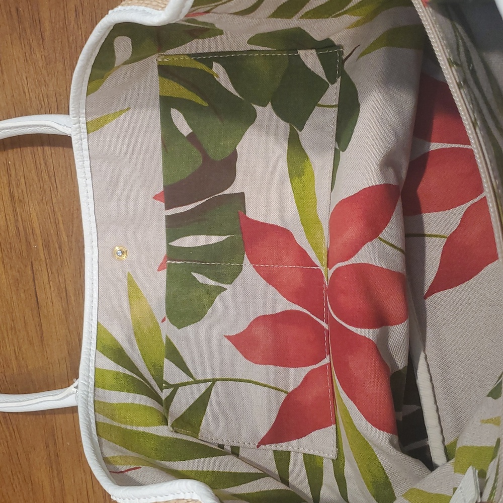 Mark & Graham Rafia Tote Bag - Picture 14 of 14